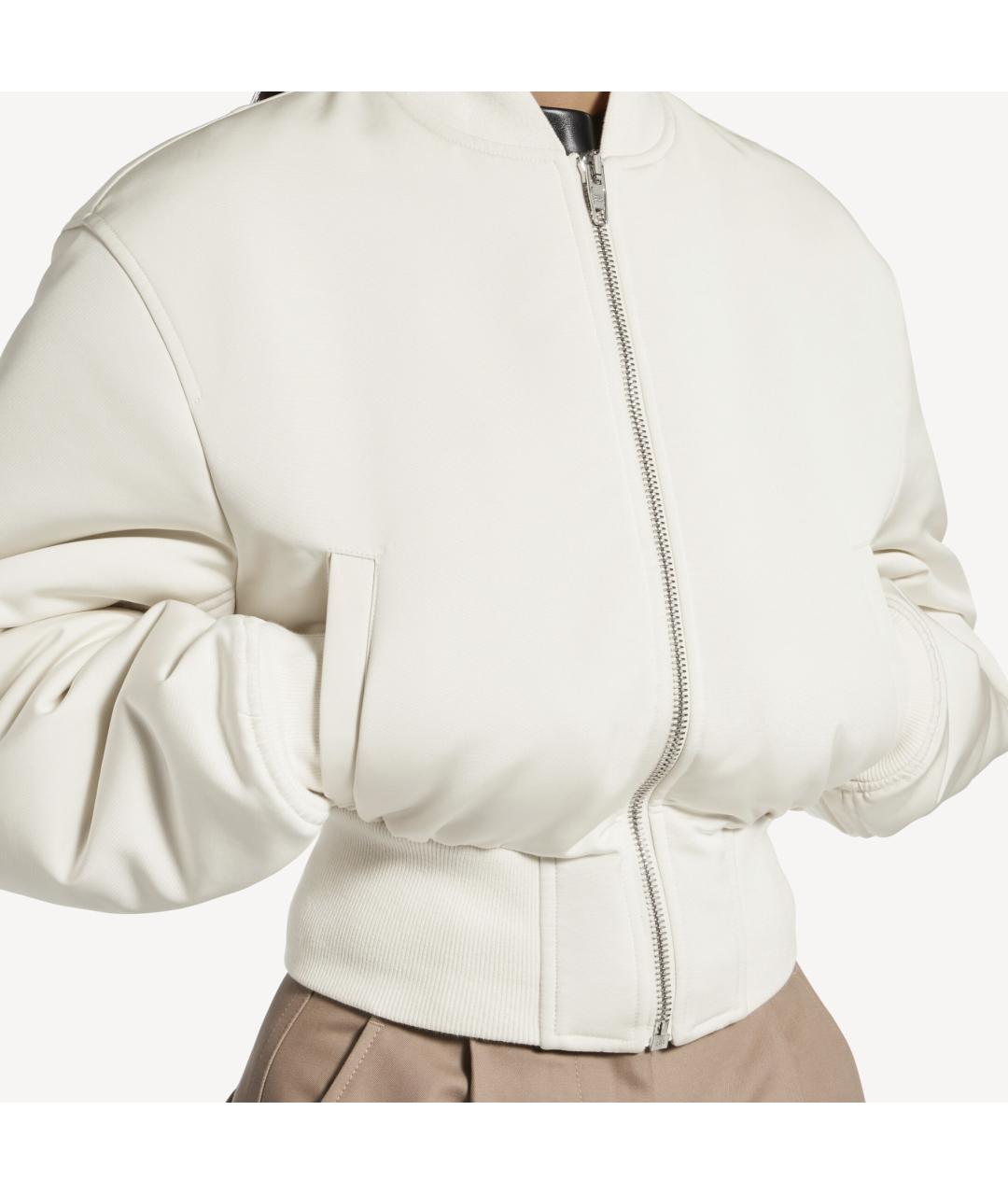 BALENCIAGA Белая полиэстеровая куртка, фото 4