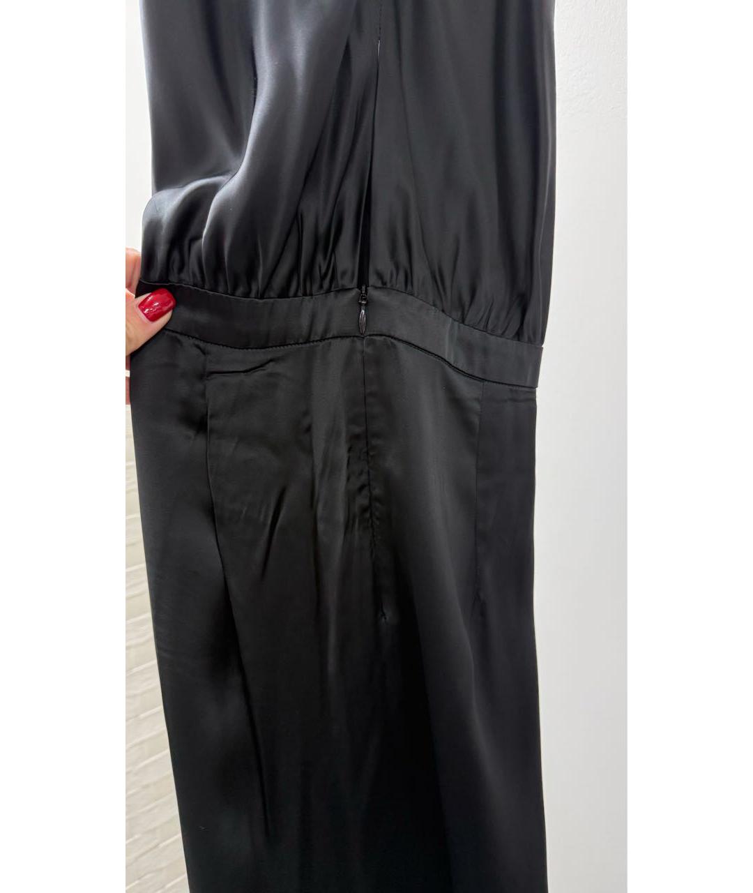 ALEXANDER TEREKHOV Черное вискозное вечернее платье, фото 4