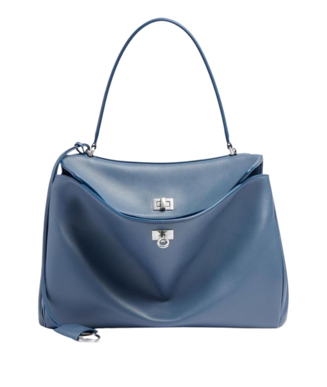 BALENCIAGA Синяя сумка тоут, фото 1