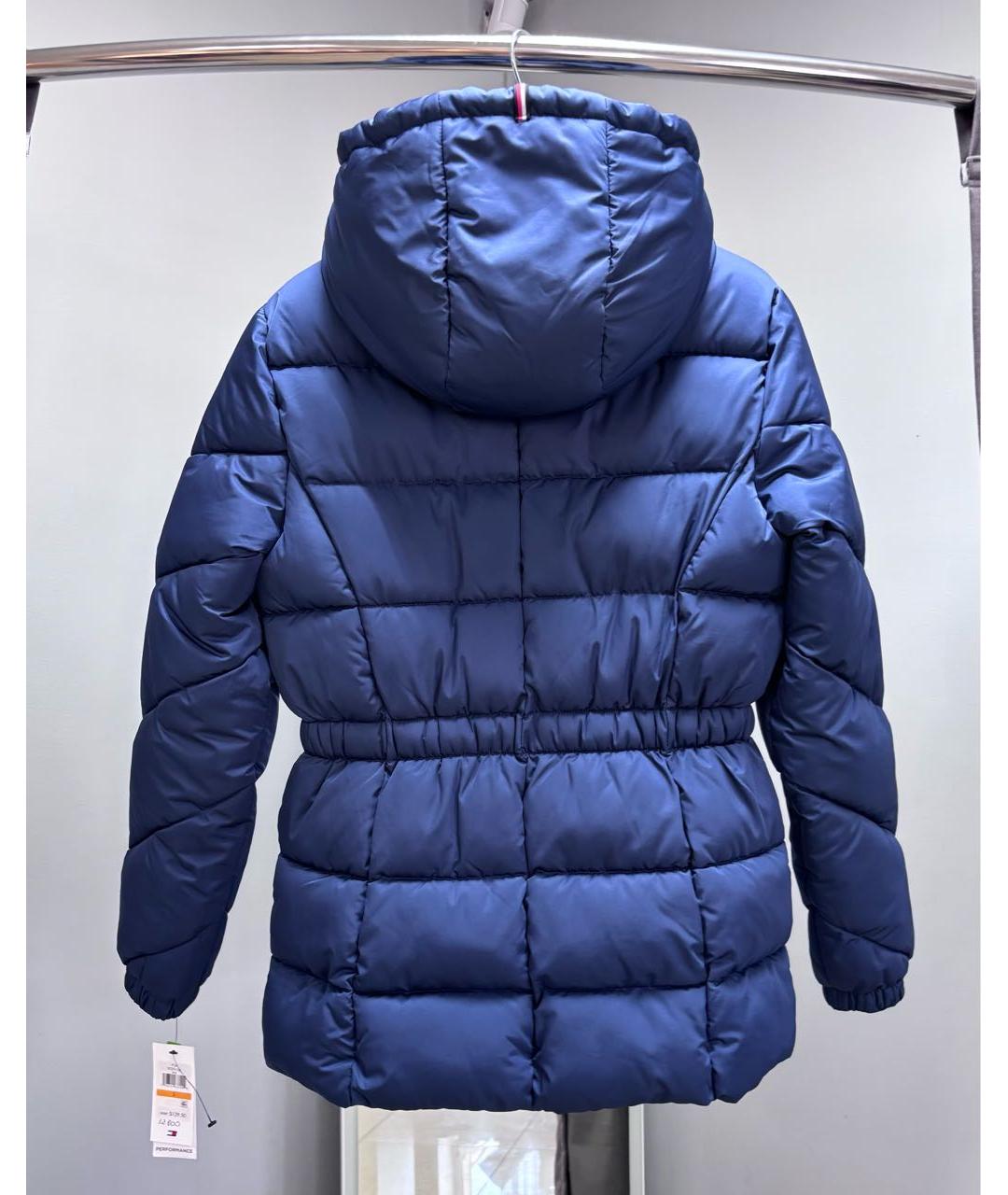 TOMMY HILFIGER Темно-синяя полиэстеровая куртка, фото 2