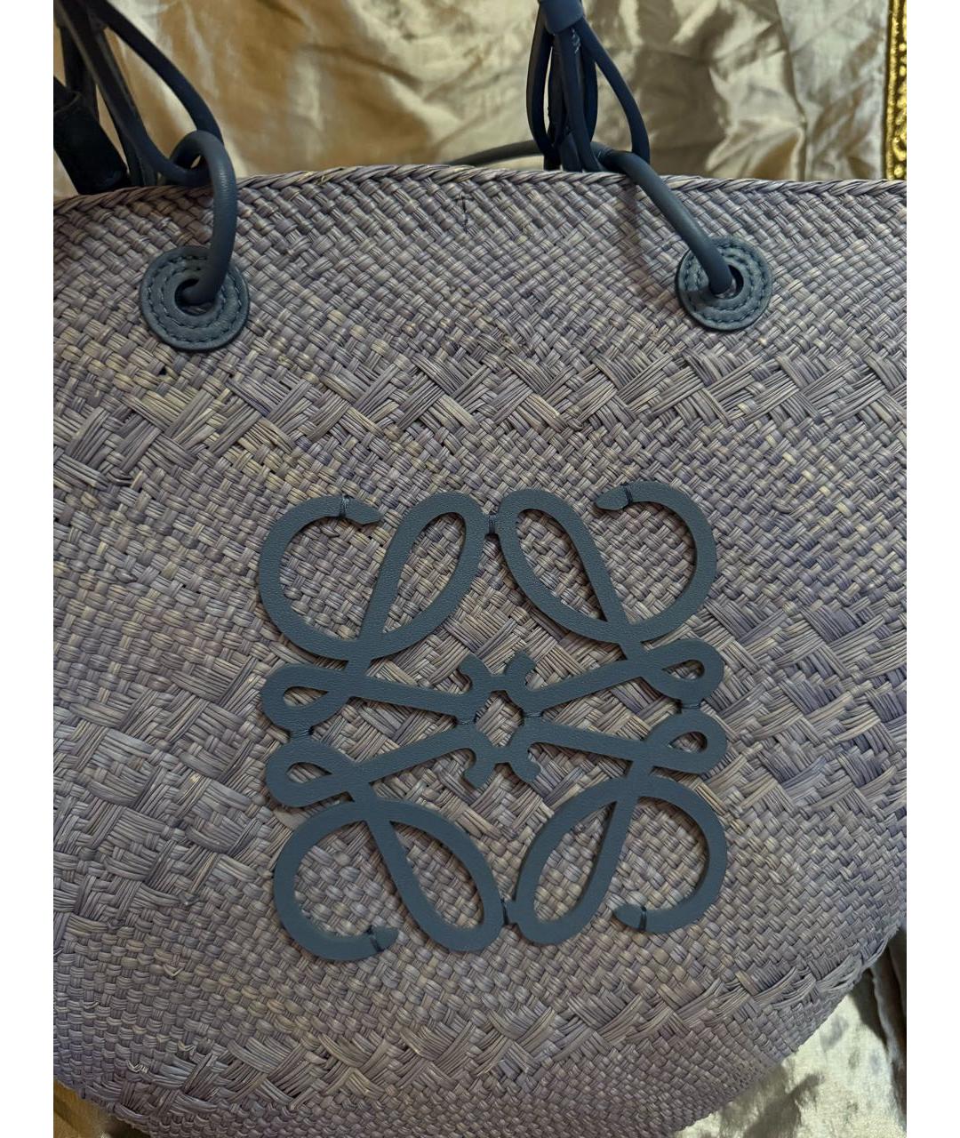 LOEWE Синяя пляжная сумка, фото 7