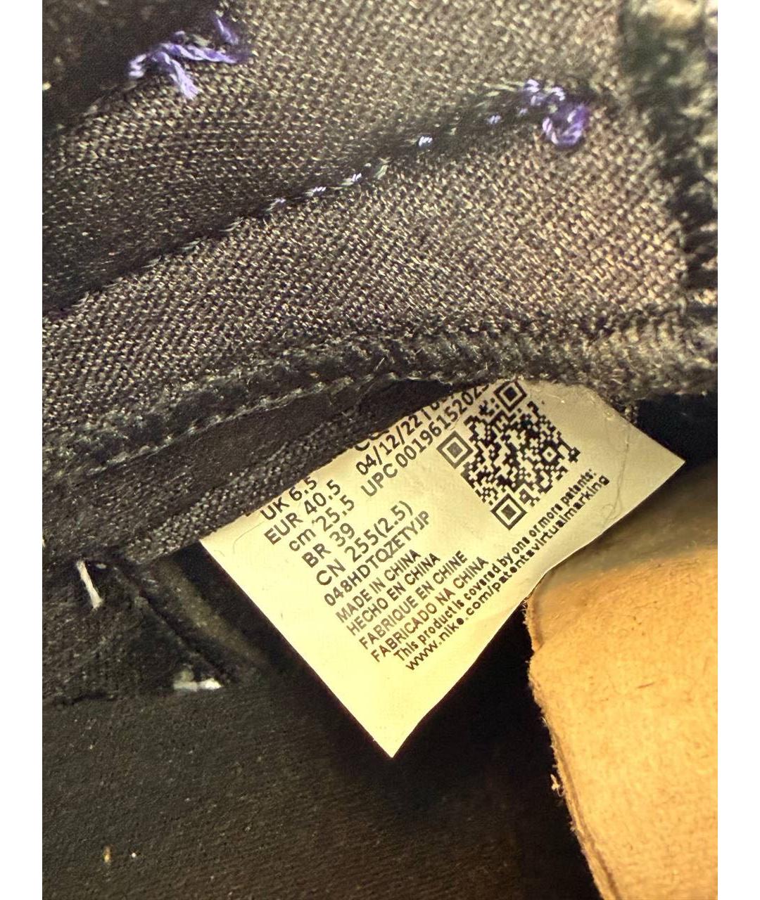 JORDAN Кожаные высокие кроссовки / кеды, фото 7