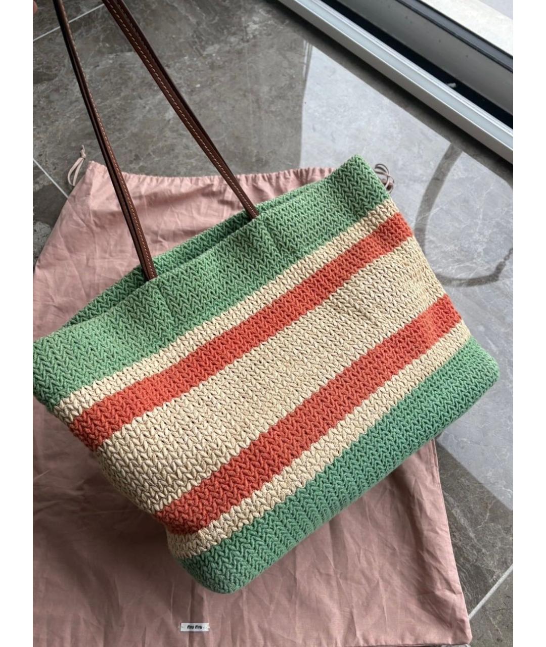 MIU MIU Мульти пляжная сумка, фото 4