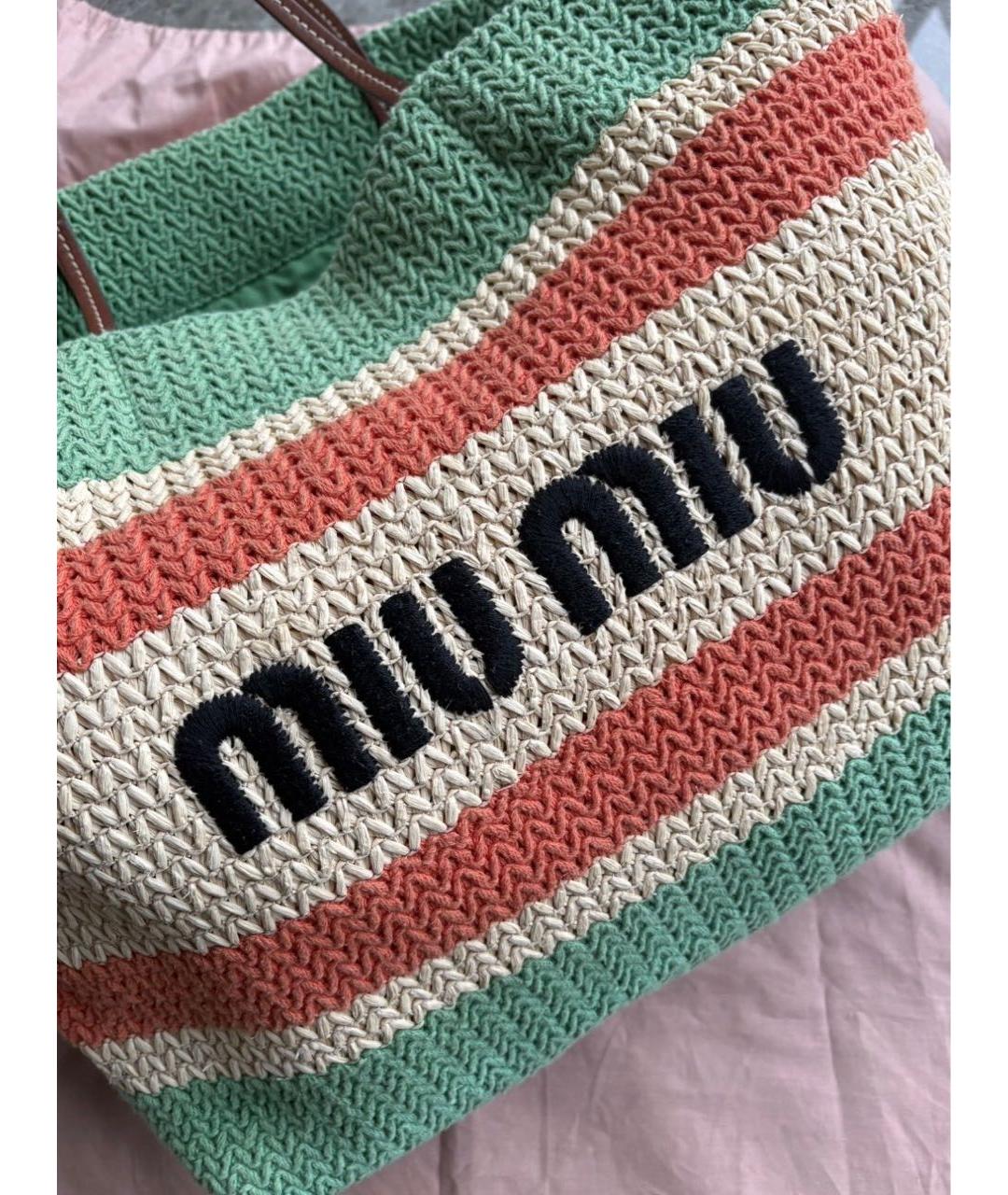 MIU MIU Мульти пляжная сумка, фото 3