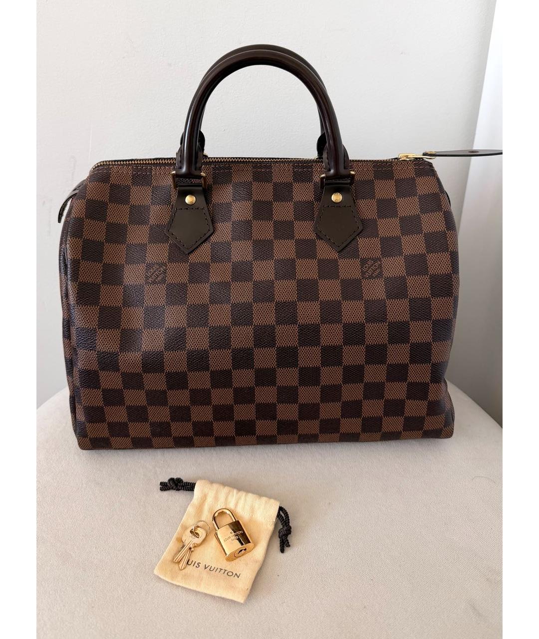 LOUIS VUITTON Коричневая сумка тоут, фото 2