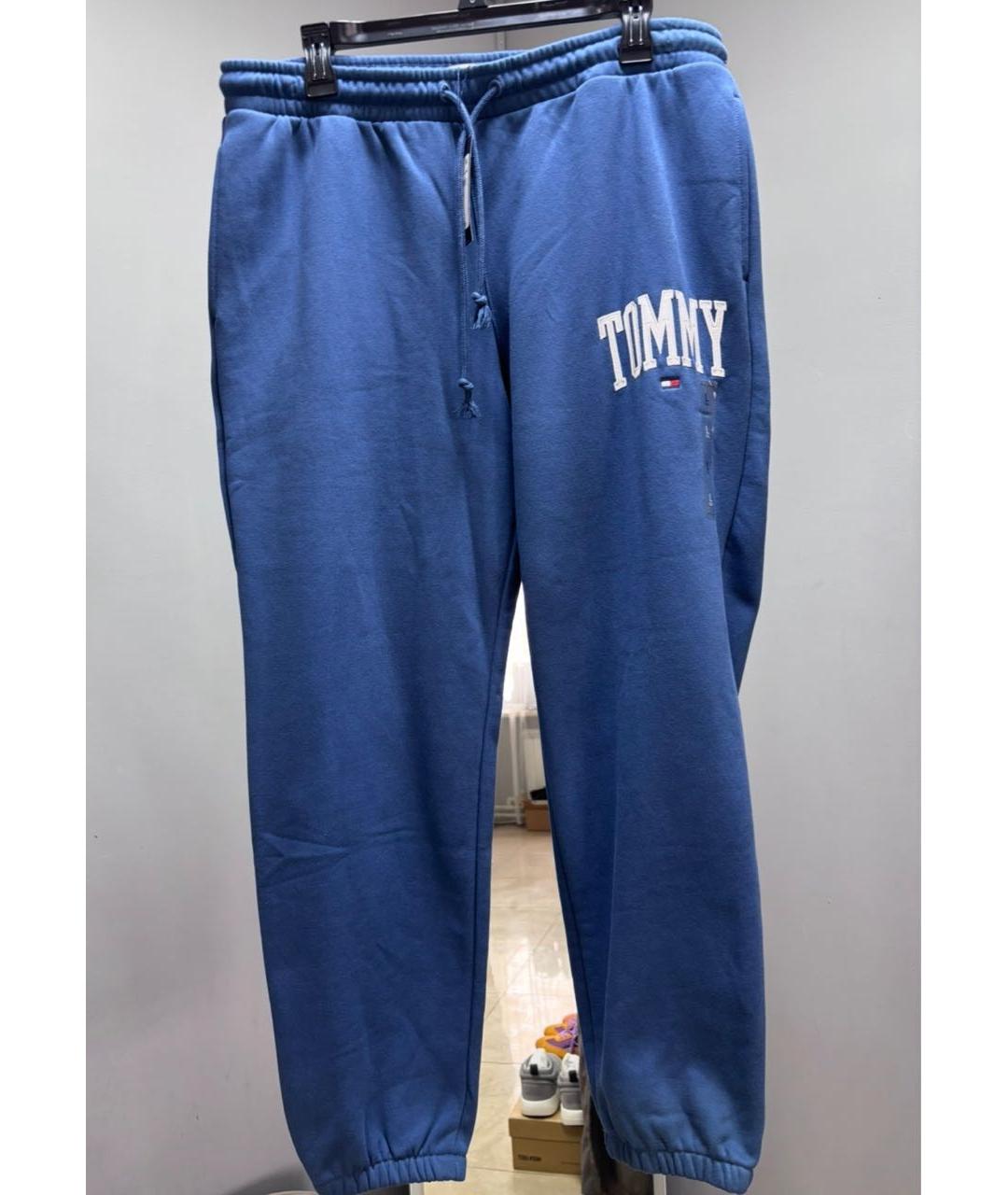 TOMMY HILFIGER Темно-синий хлопко-эластановый костюм с брюками, фото 2