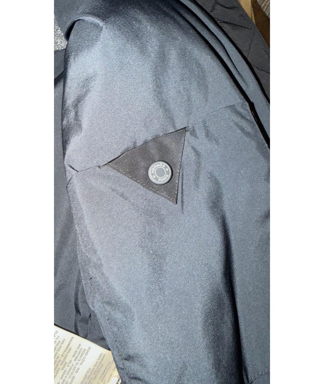 HERMES Черная кожаная куртка, фото 6