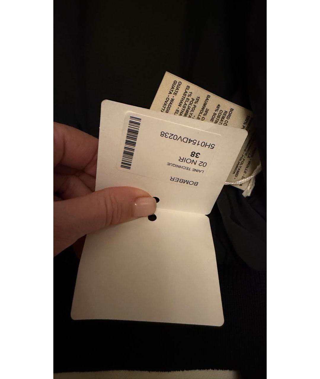 HERMES Черная кожаная куртка, фото 5