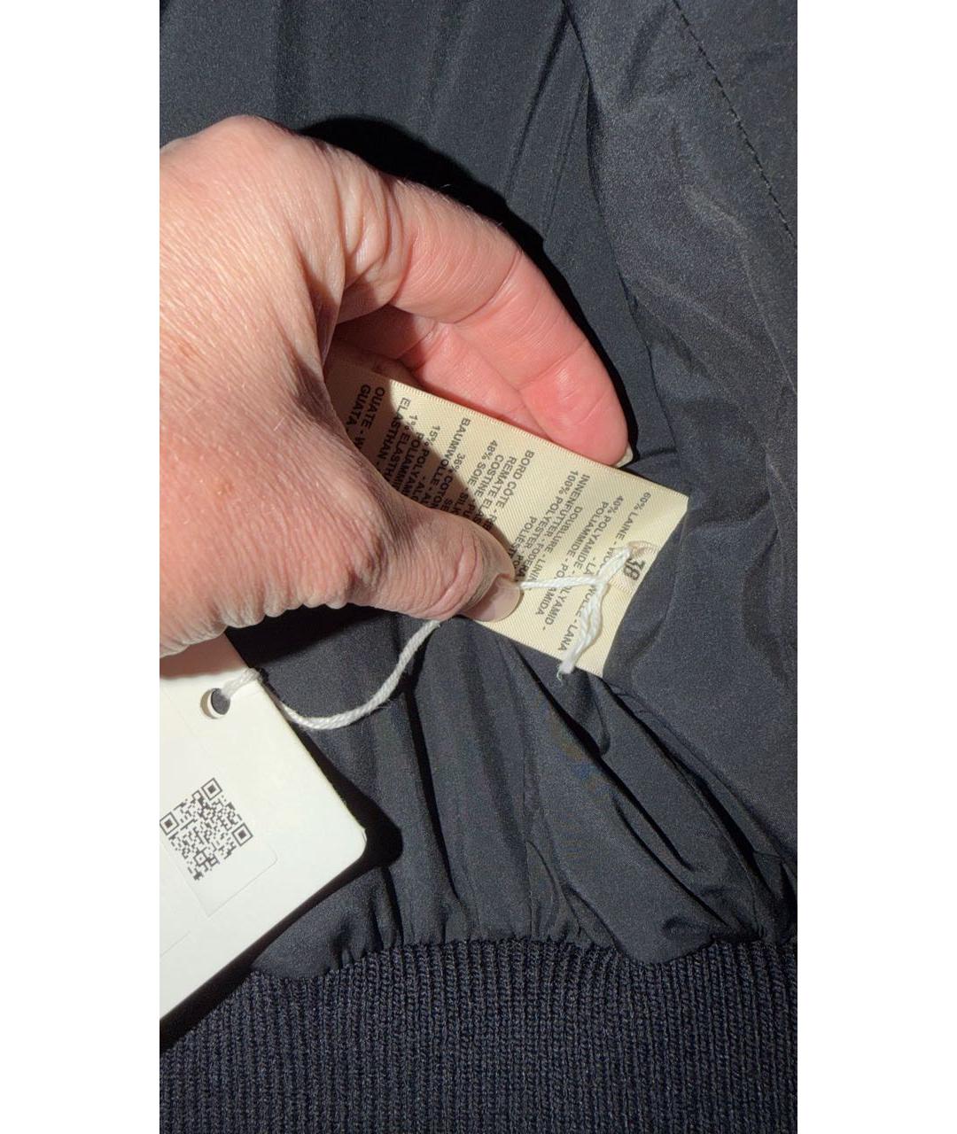 HERMES Черная кожаная куртка, фото 4