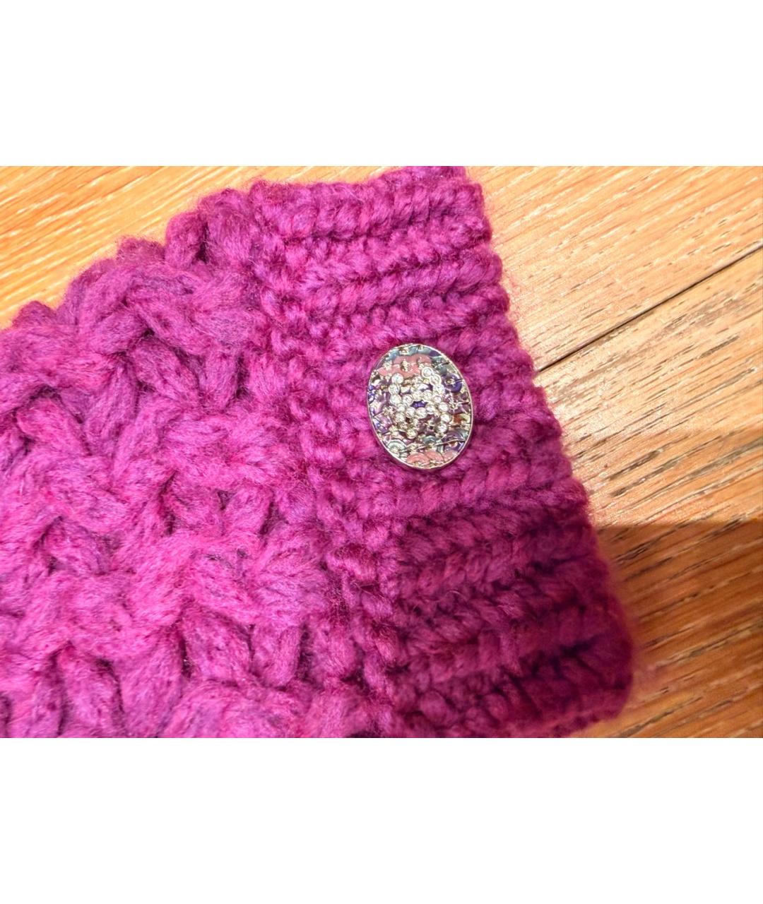 CHANEL Фиолетовый кашемировый джемпер / свитер, фото 4