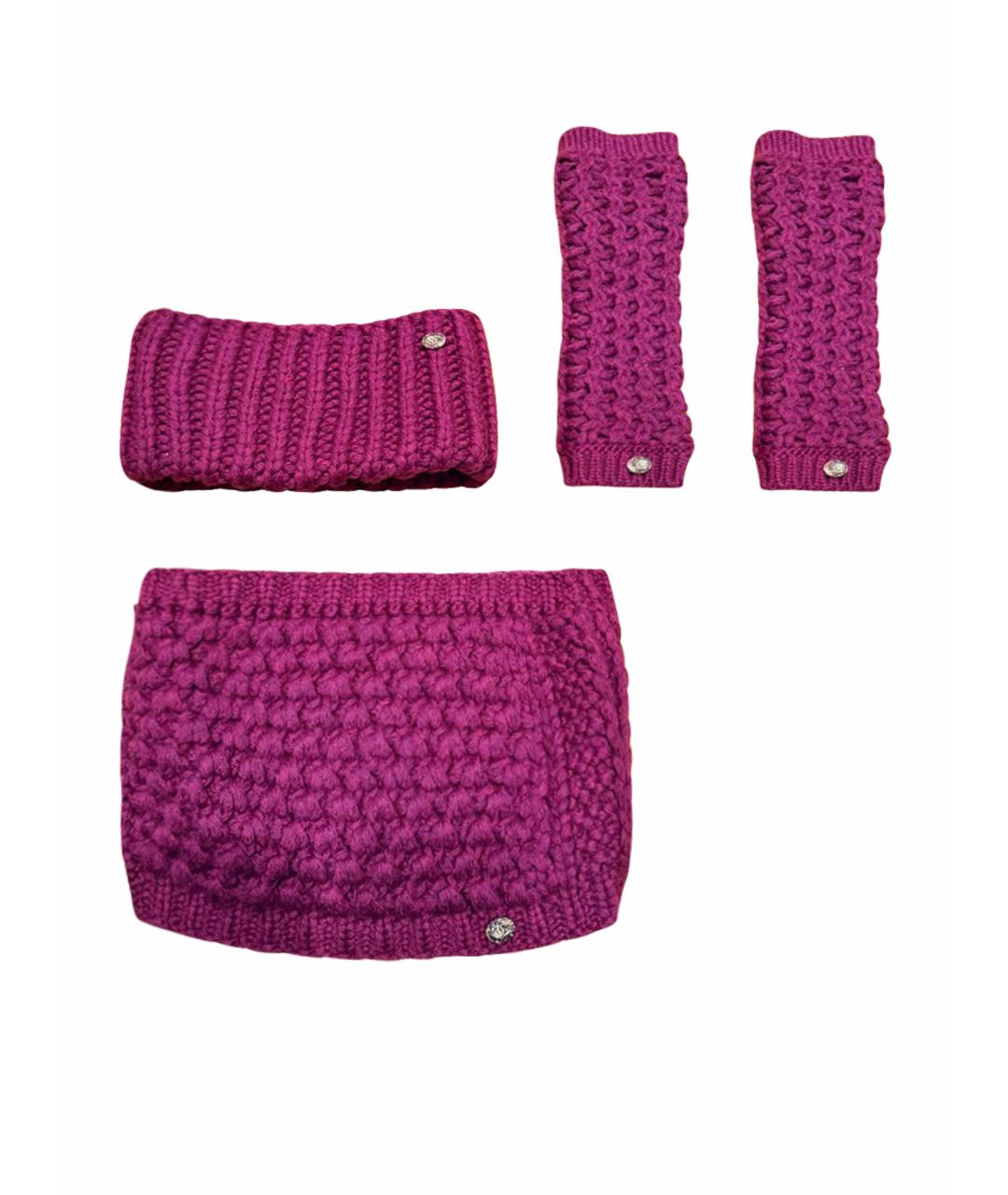 CHANEL Фиолетовый кашемировый джемпер / свитер, фото 1