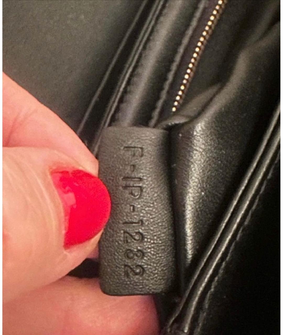 CELINE Черная кожаная сумка через плечо, фото 7