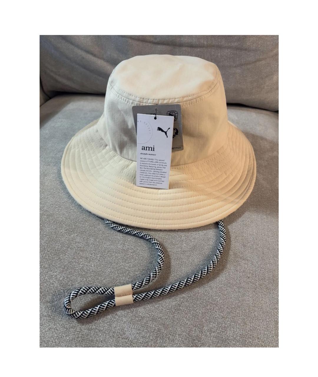 Ami Paris Бежевая панама, фото 2