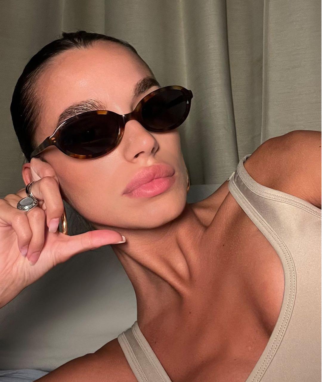 Vehla Коричневые пластиковые солнцезащитные очки, фото 3