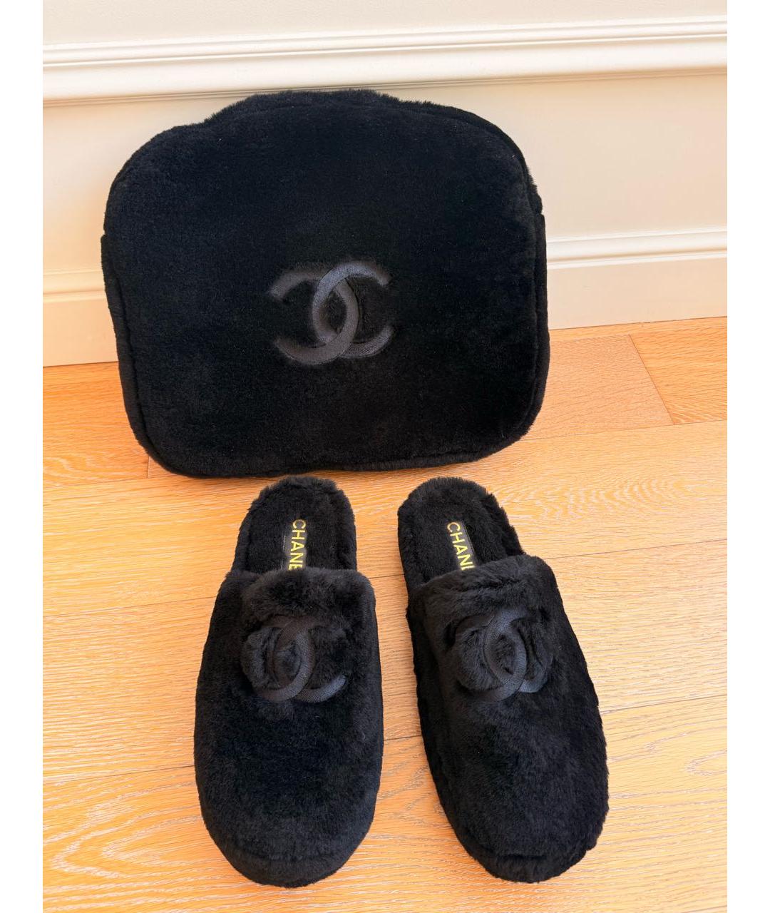 CHANEL Черные сабо, фото 7