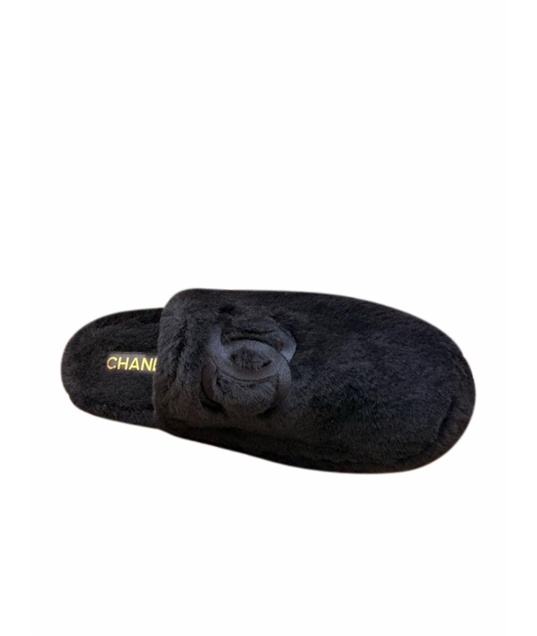 CHANEL Черные сабо, фото 1