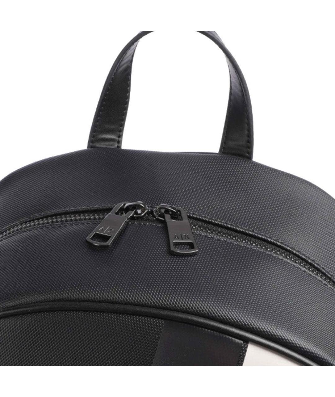 ARMANI EXCHANGE Черный рюкзак из искусственной кожи, фото 3