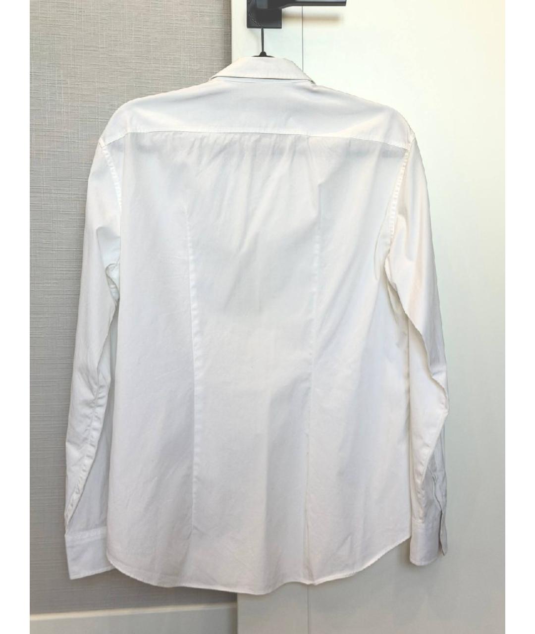 BURBERRY Белая хлопковая кэжуал рубашка, фото 2