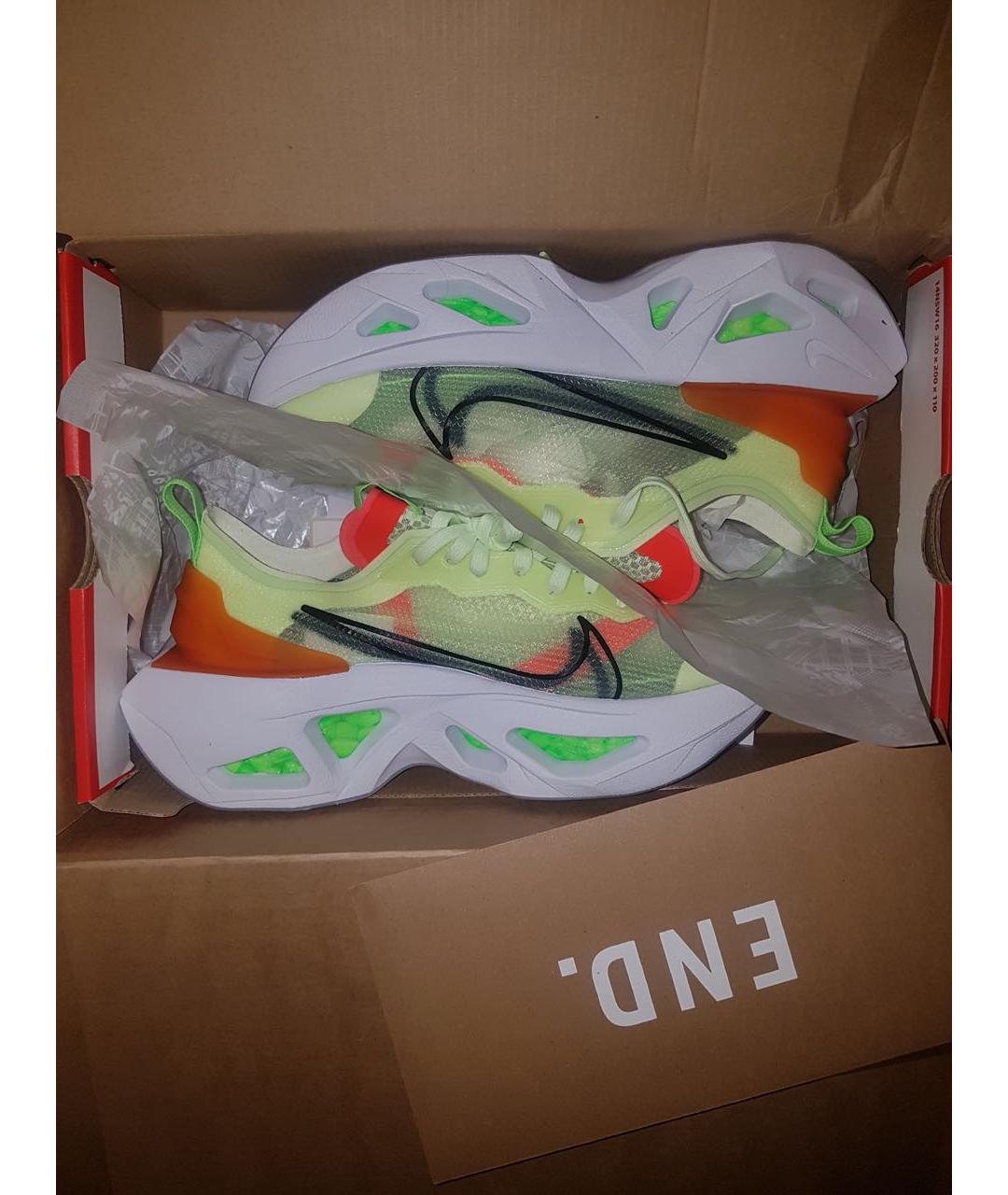 NIKE Салатовые кроссовки, фото 5