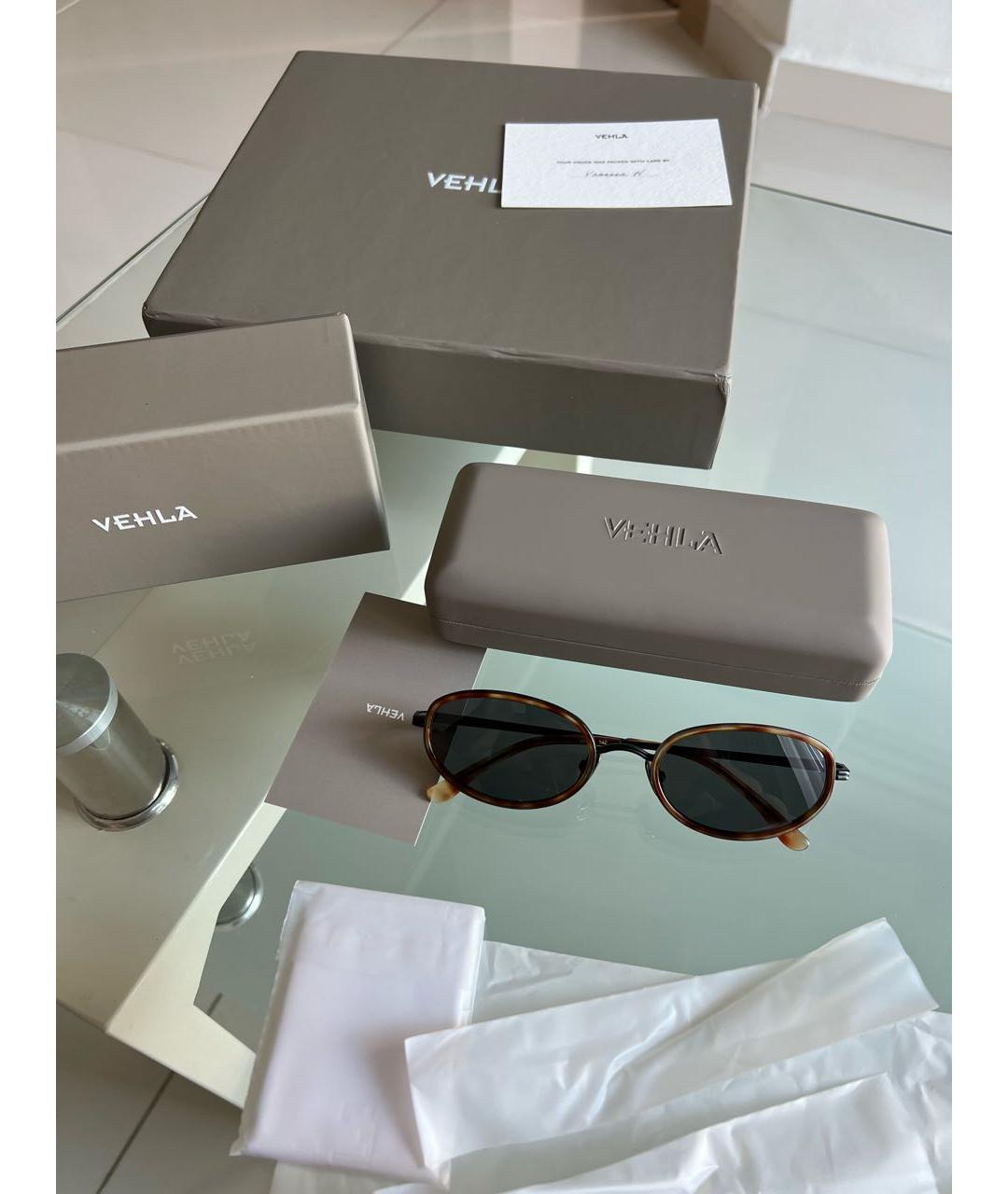 Vehla Коричневые пластиковые солнцезащитные очки, фото 5