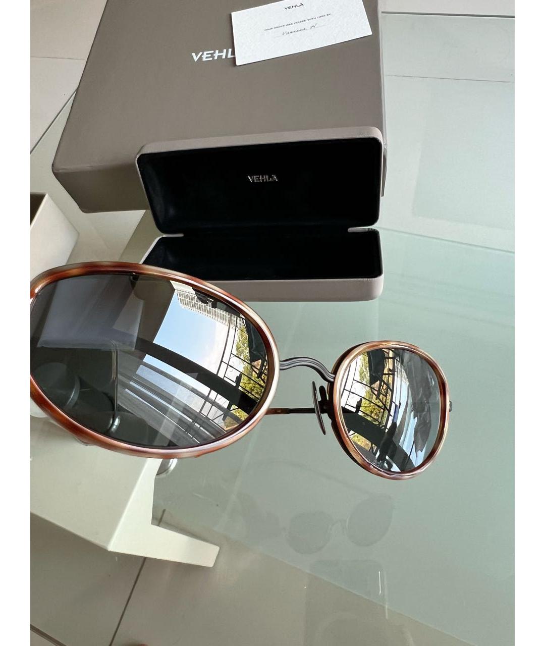 Vehla Коричневые пластиковые солнцезащитные очки, фото 6