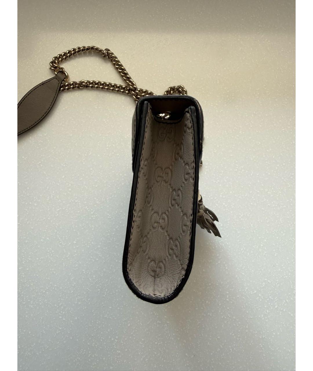 GUCCI Кожаная сумка через плечо, фото 7