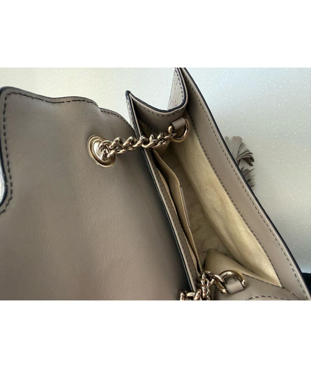 GUCCI Кожаная сумка через плечо, фото 4