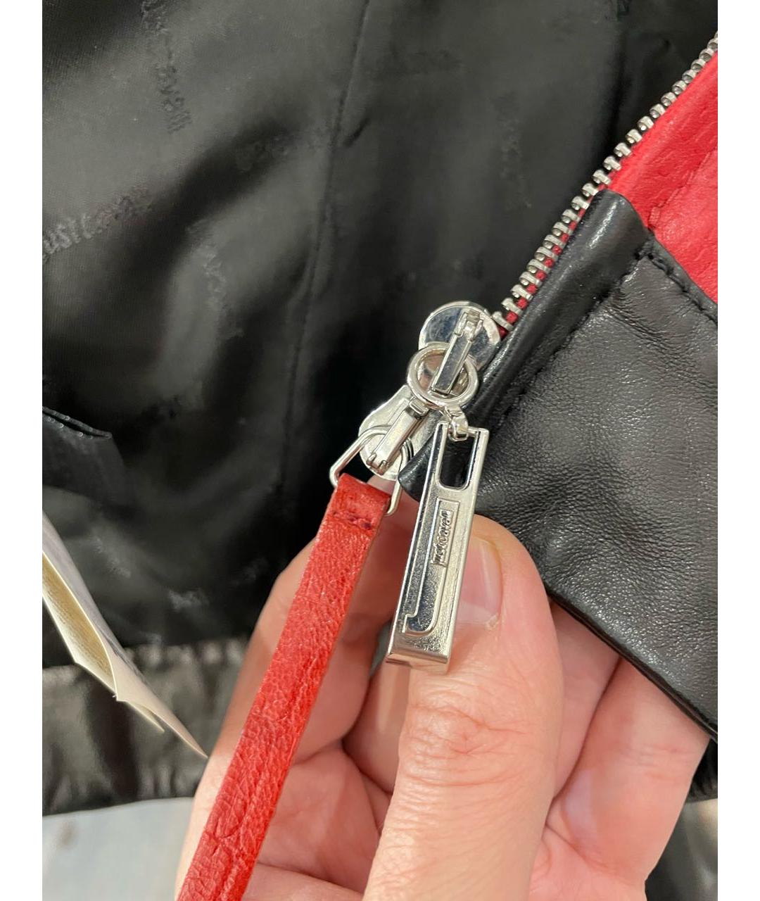 JUST CAVALLI Красная кожаная куртка, фото 7