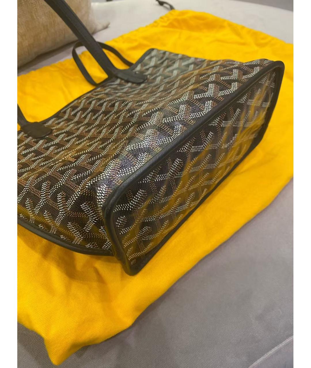 GOYARD Черная сумка тоут, фото 4