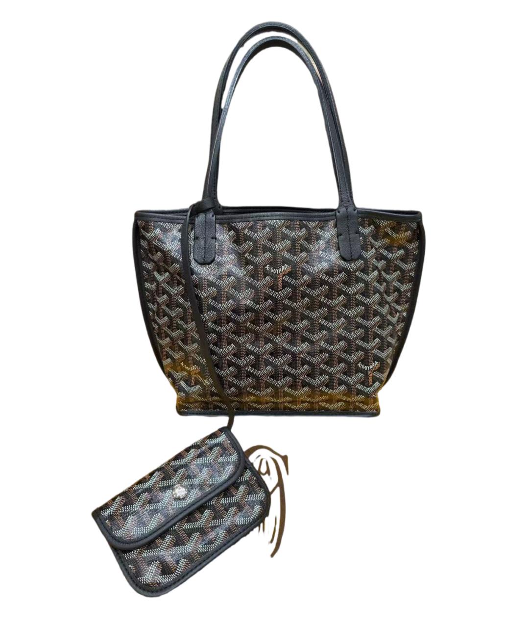 GOYARD Черная сумка тоут, фото 7