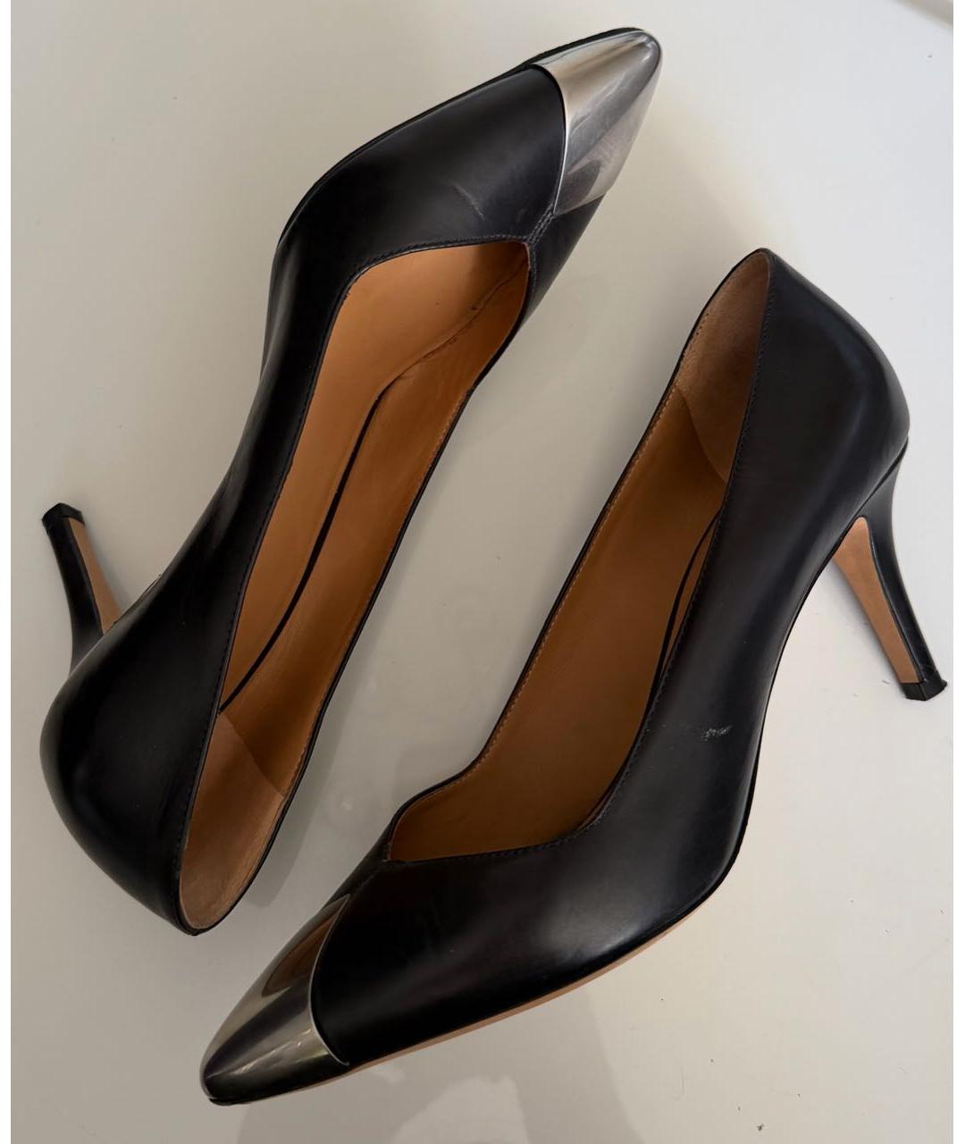 ISABEL MARANT Черные кожаные туфли, фото 6