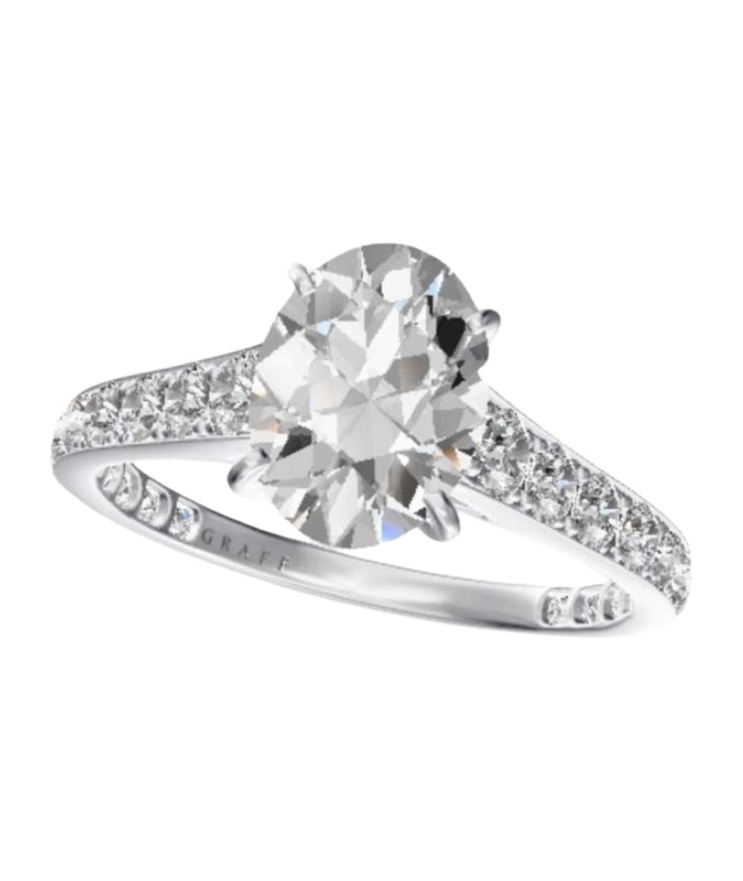 GRAFF Серебряное платиновое кольцо, фото 1