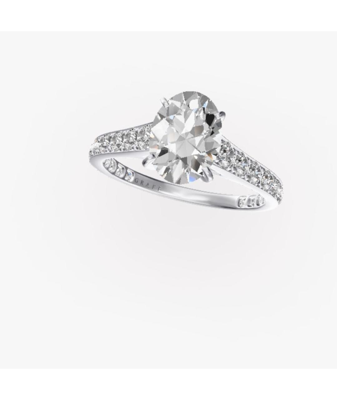 GRAFF Серебряное платиновое кольцо, фото 5