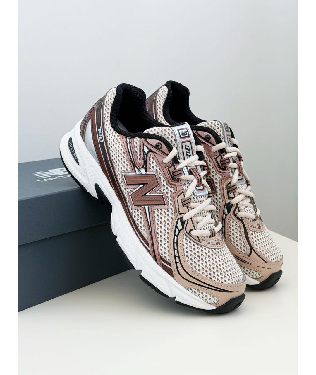 NEW BALANCE Коричневые кроссовки, фото 3