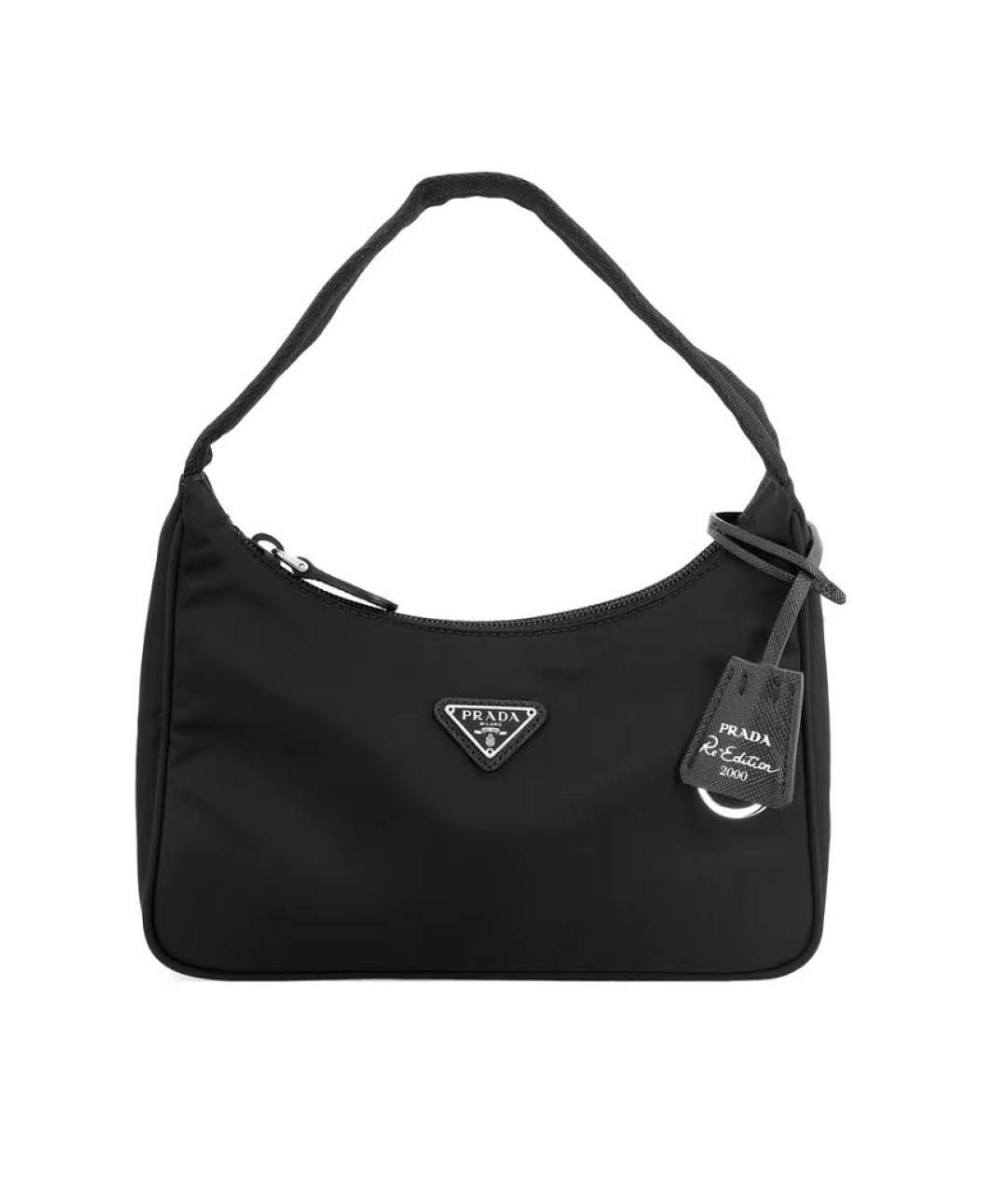 PRADA Черная сумка с короткими ручками, фото 5