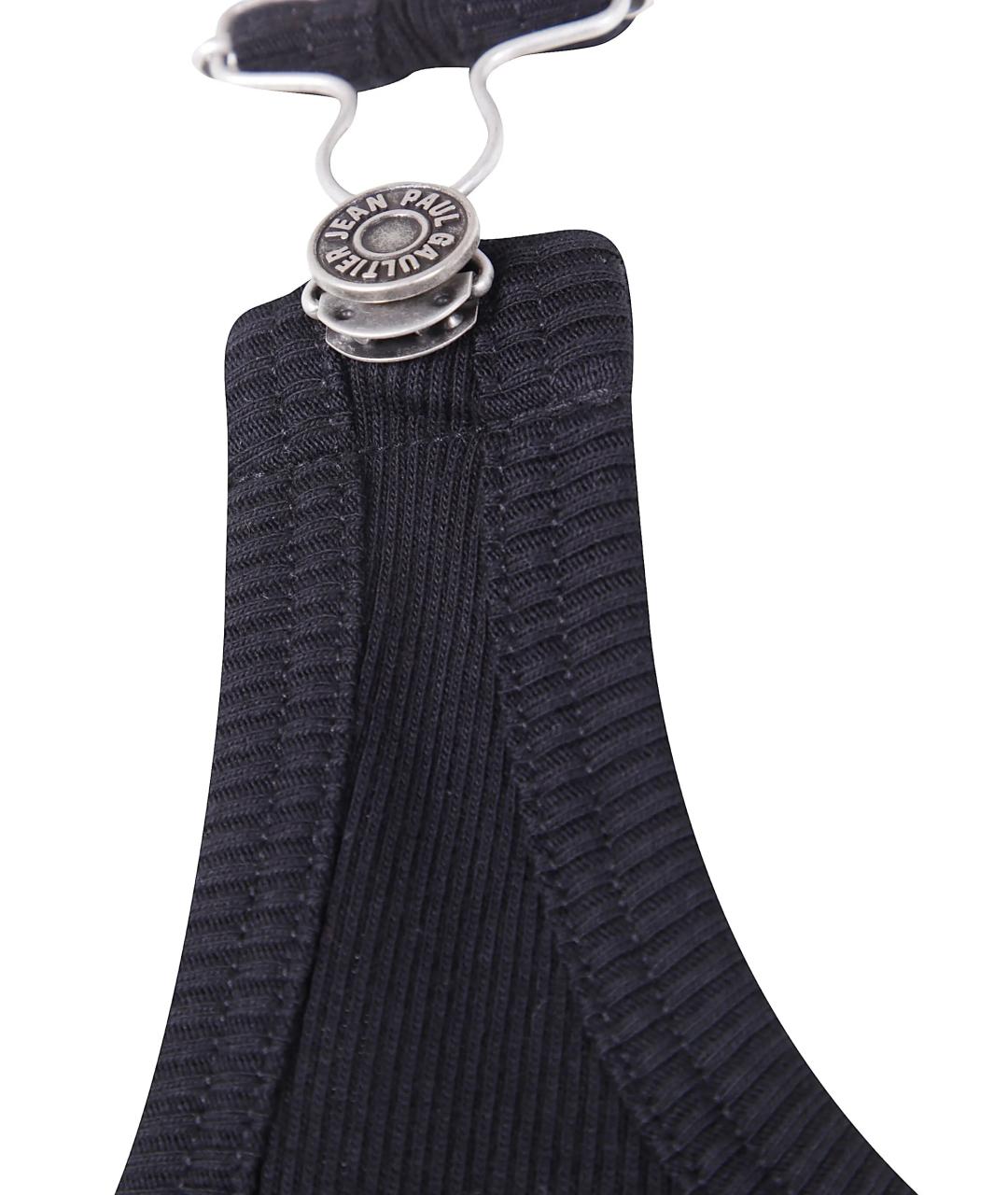 JEAN PAUL GAULTIER Черная хлопковая майка, фото 2