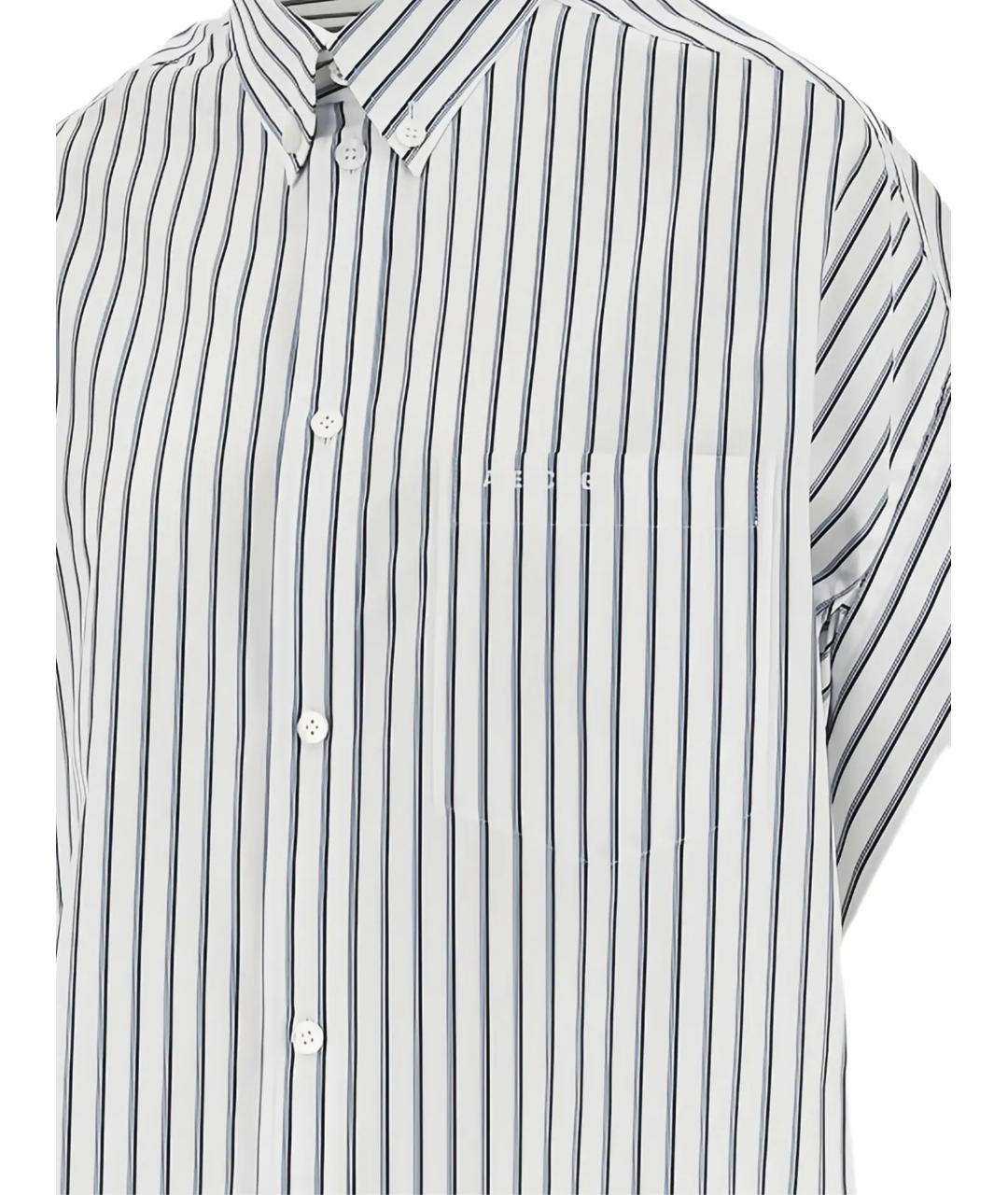 BALENCIAGA Белая хлопковая рубашка, фото 2