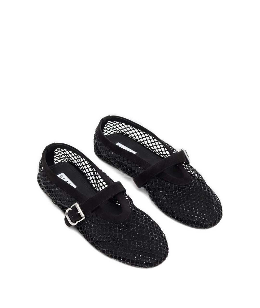 ALAIA Черные синтетические балетки, фото 2