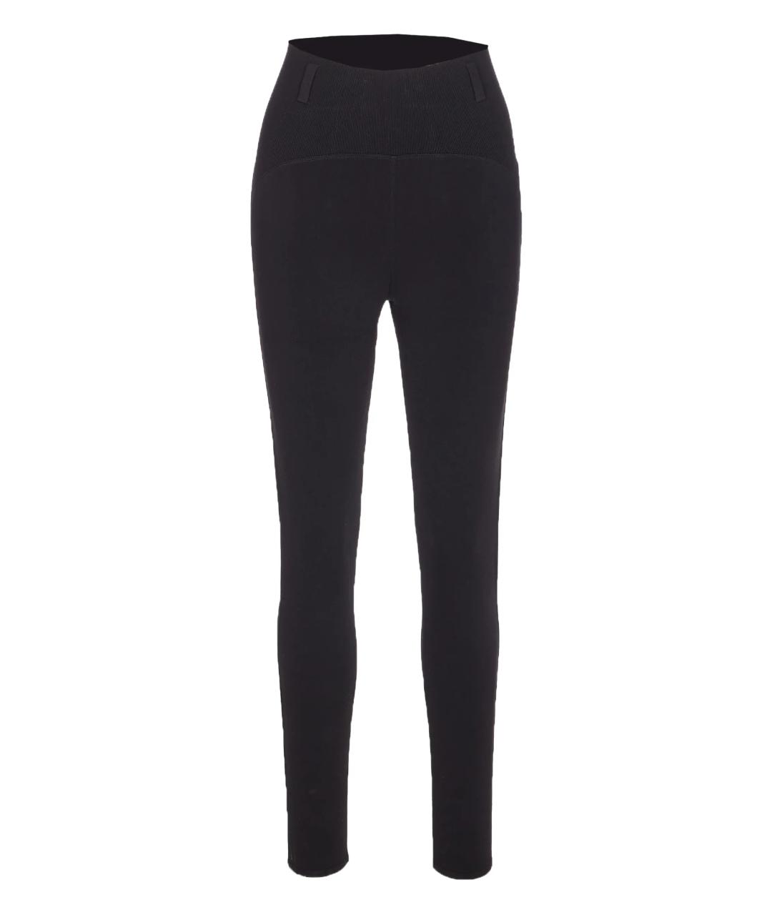 ALAIA Черные полиэстеровые брюки узкие, фото 1