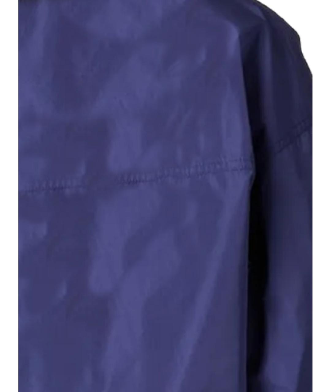 MIU MIU Синяя полиэстеровая куртка, фото 3