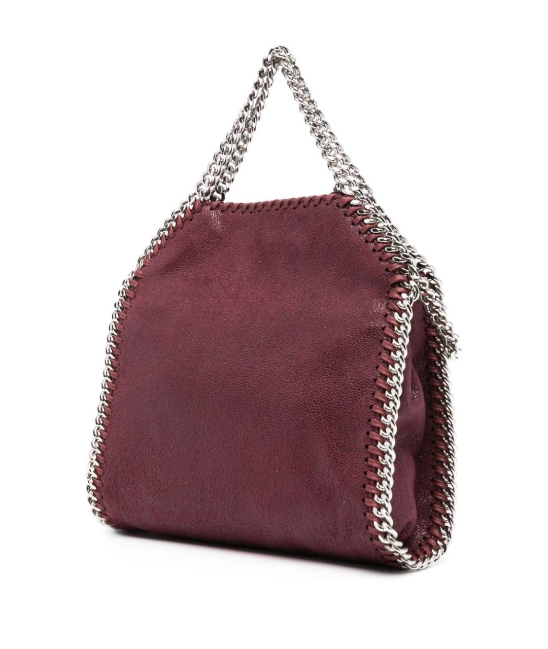 STELLA MCCARTNEY Фиолетовая синтетическая сумка тоут, фото 2