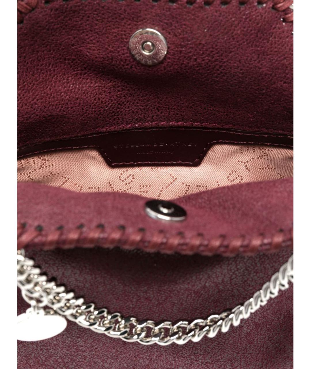 STELLA MCCARTNEY Фиолетовая синтетическая сумка тоут, фото 3