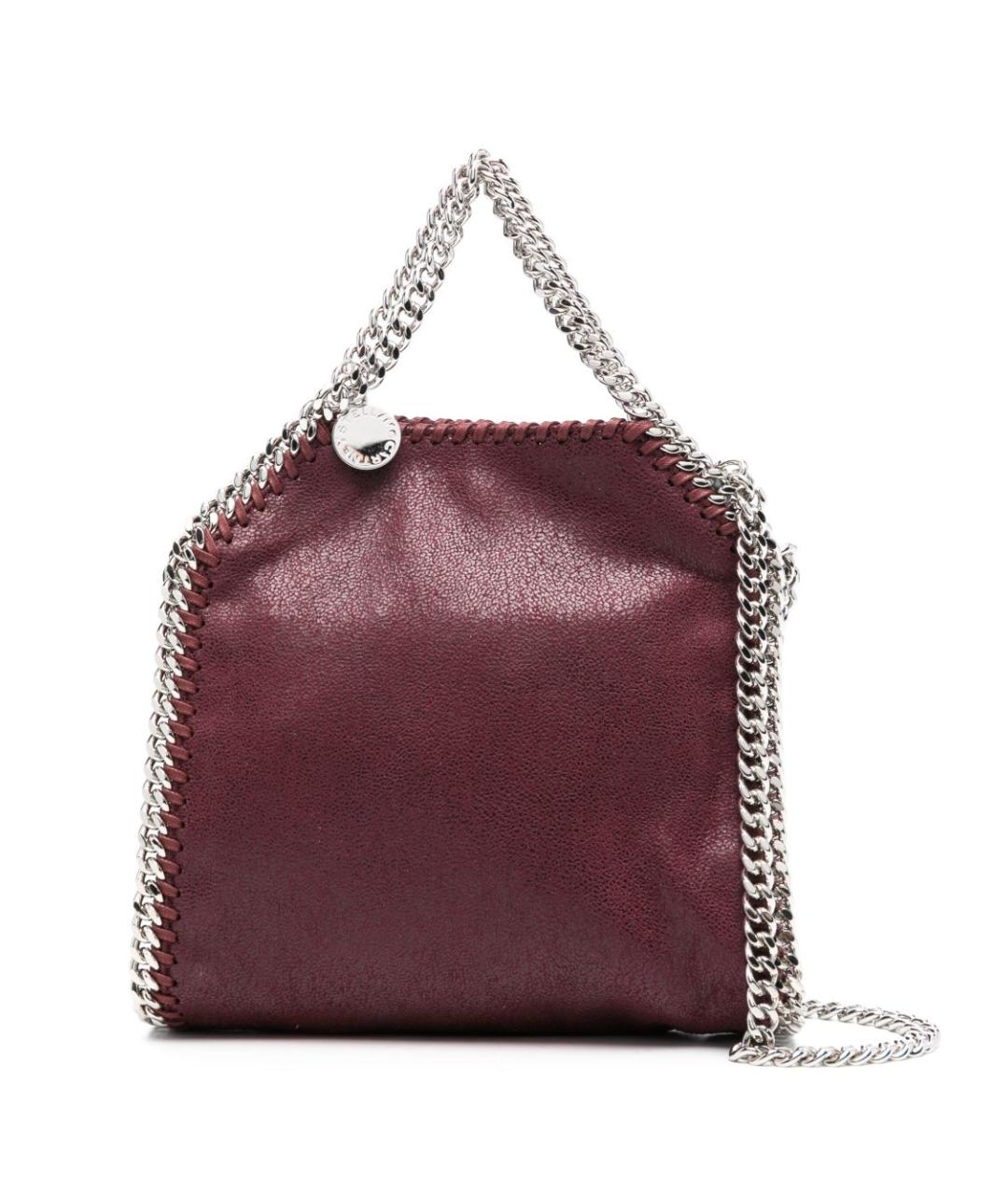 STELLA MCCARTNEY Фиолетовая синтетическая сумка тоут, фото 1