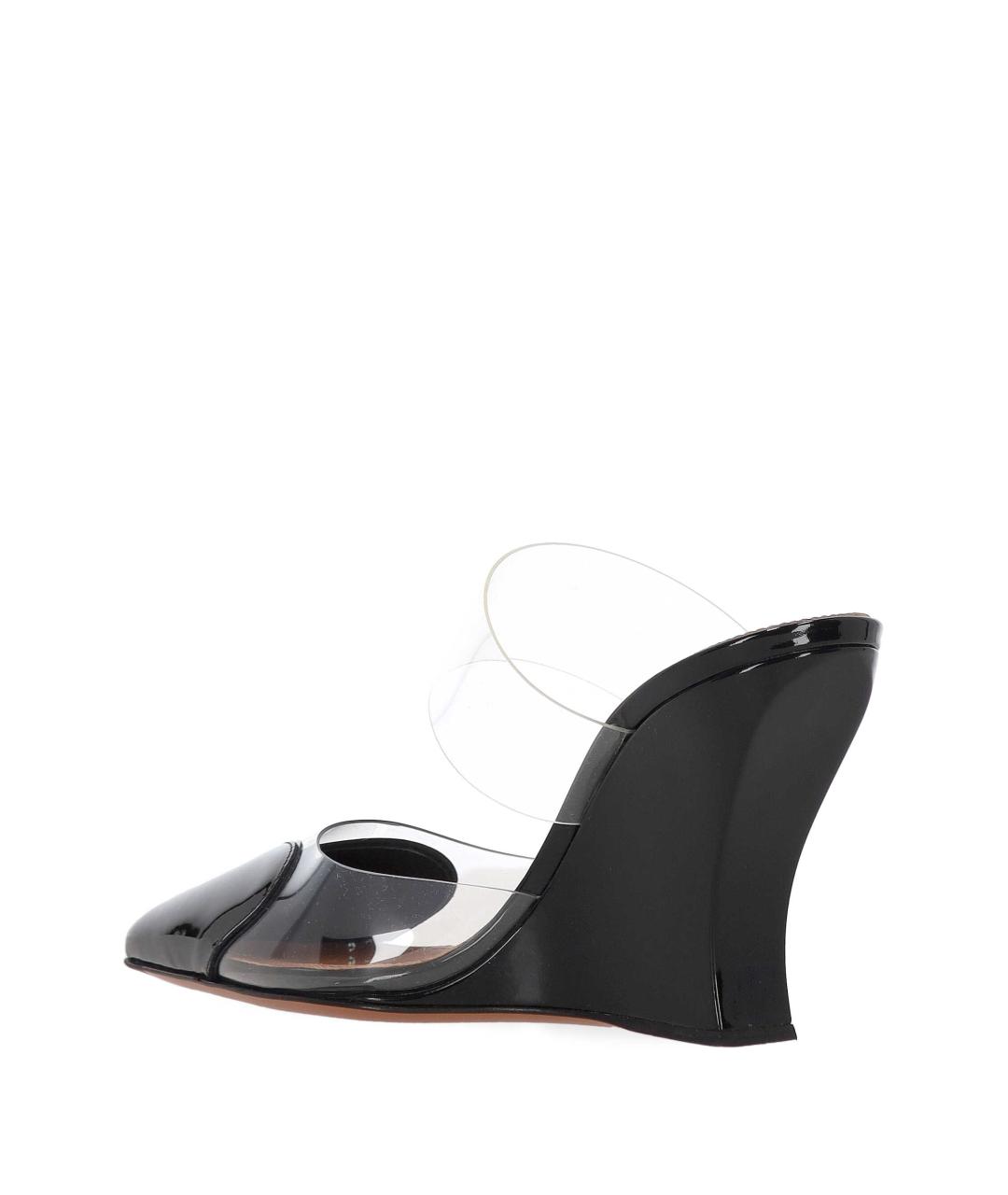 ALAIA Черные кожаные мюли, фото 3