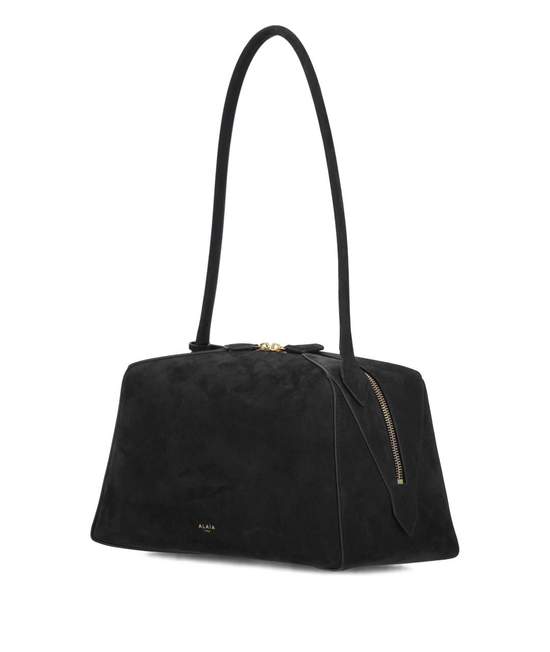 ALAIA Черная кожаная сумка через плечо, фото 2