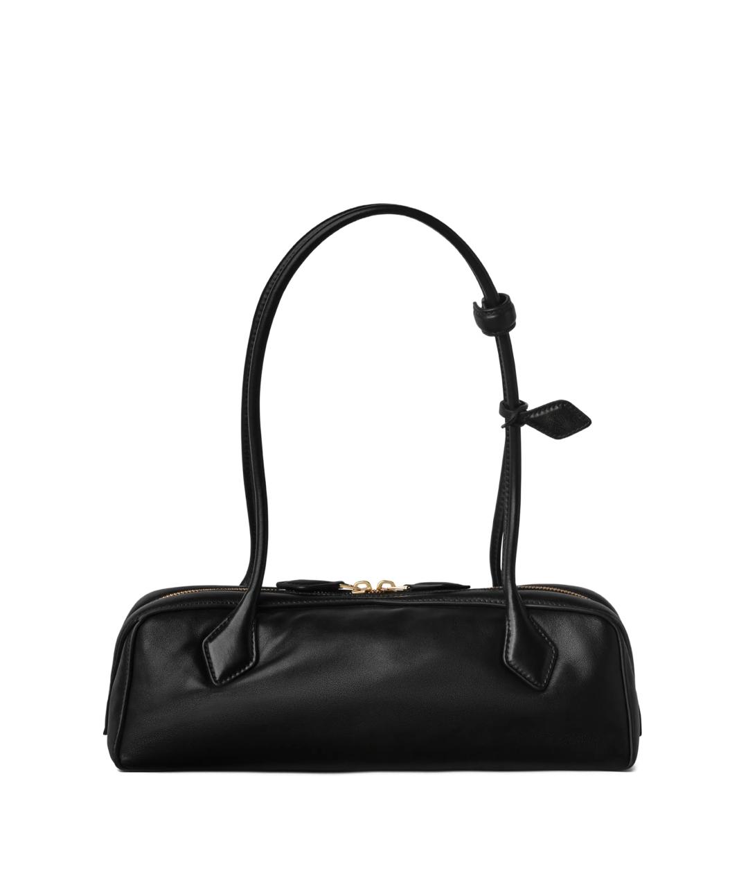 ALAIA Черная кожаная сумка через плечо, фото 3