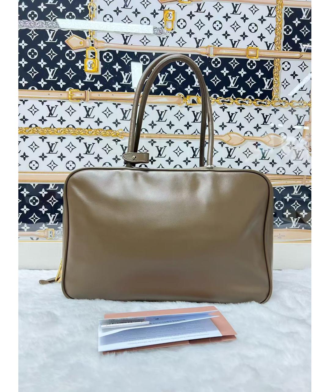 MIU MIU Кожаная сумка с короткими ручками, фото 3