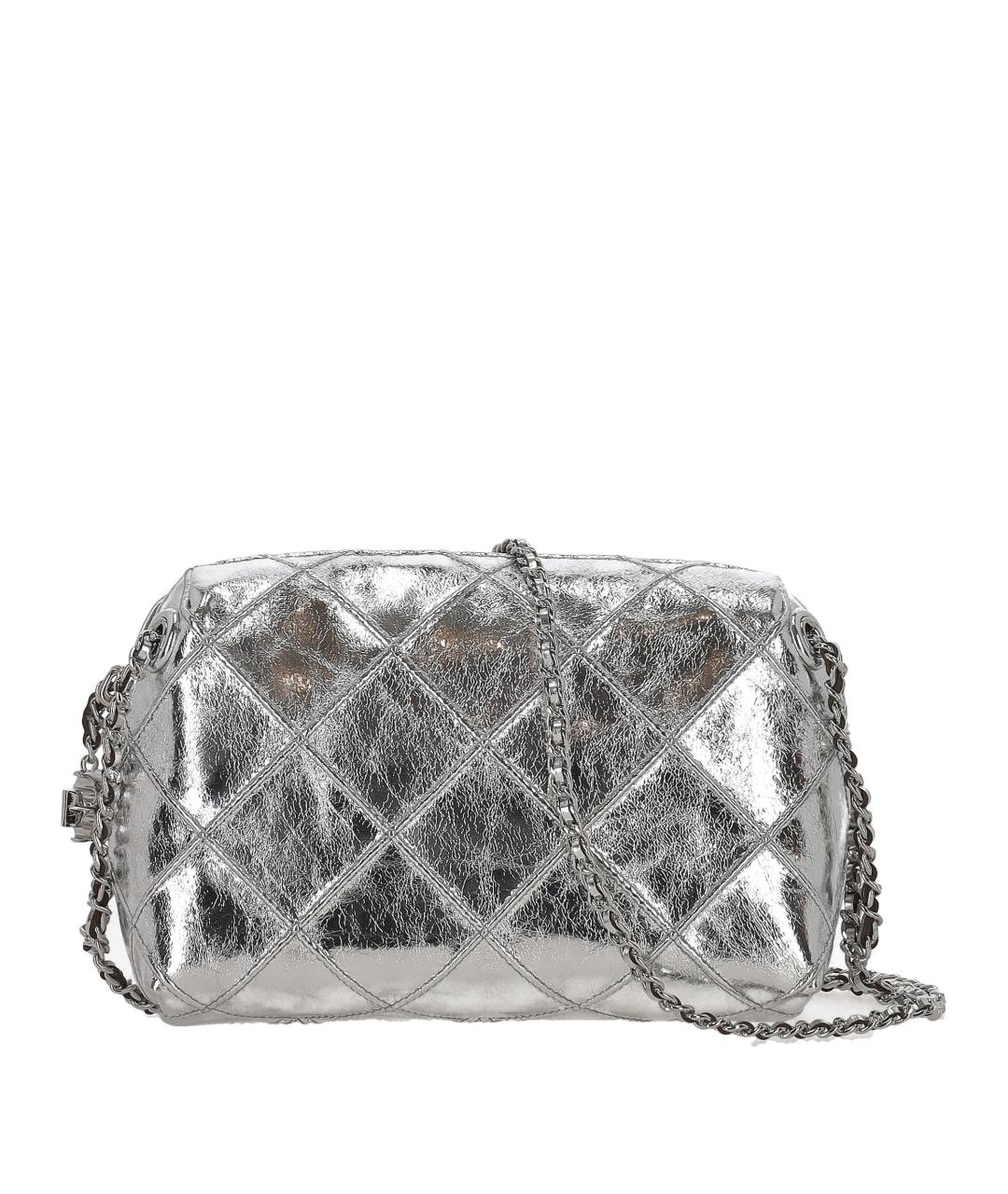 TORY BURCH Серебряная сумка через плечо, фото 1