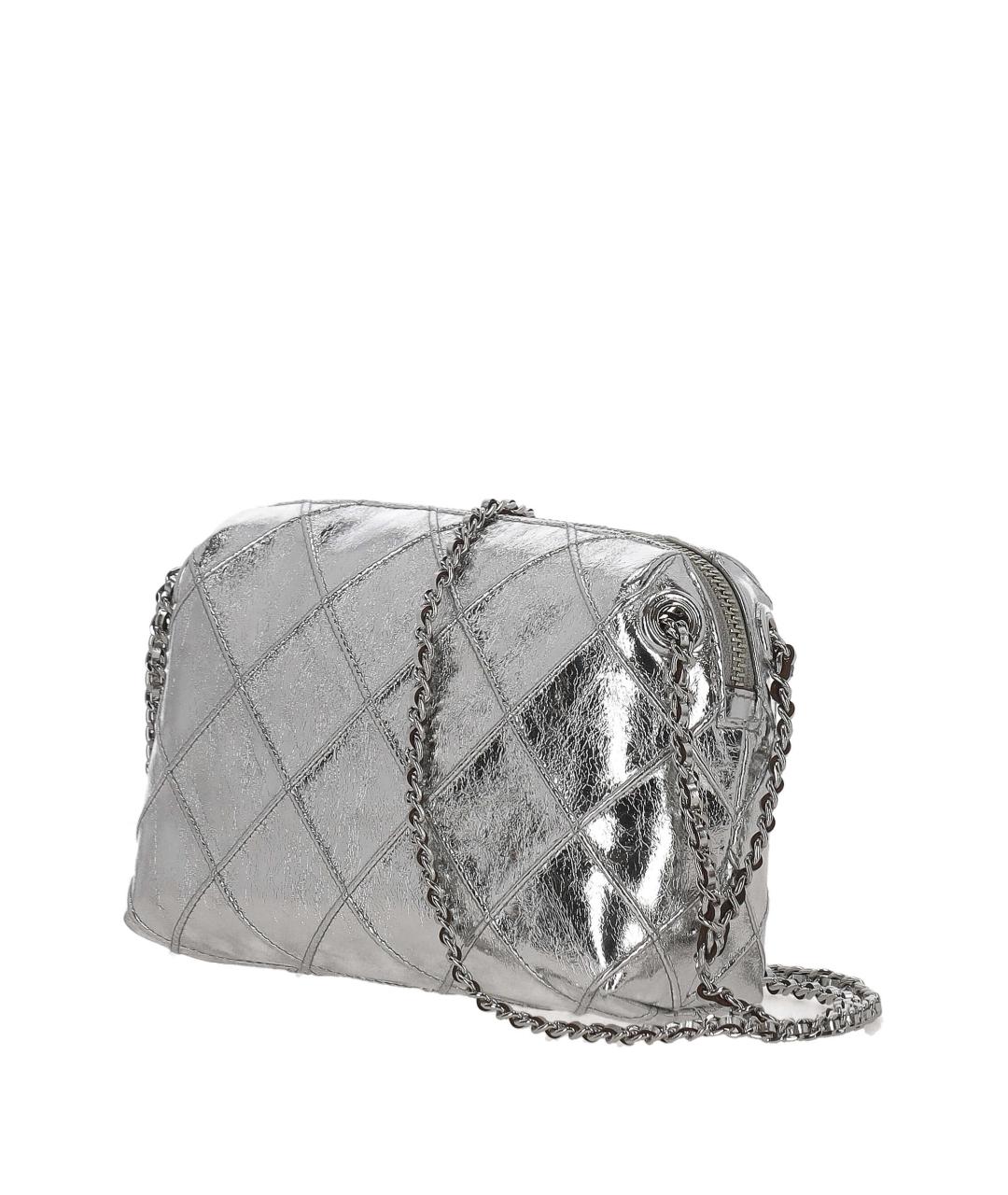 TORY BURCH Серебряная сумка через плечо, фото 2