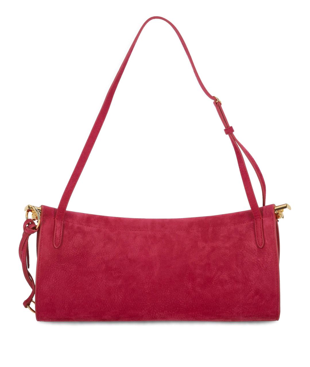 ALAIA Розовая кожаная сумка через плечо, фото 3